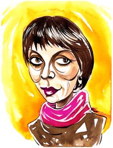 Brigitte Fassbaender - caricatura